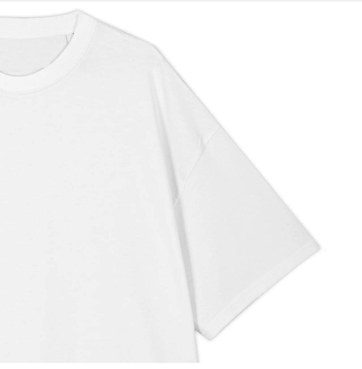 WHITE T-SHIRT OVERSIZED